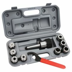 Flash Sale 😀 Stark Quick Change Collet Chuck End Mill Block 8 Pc. Set 😀